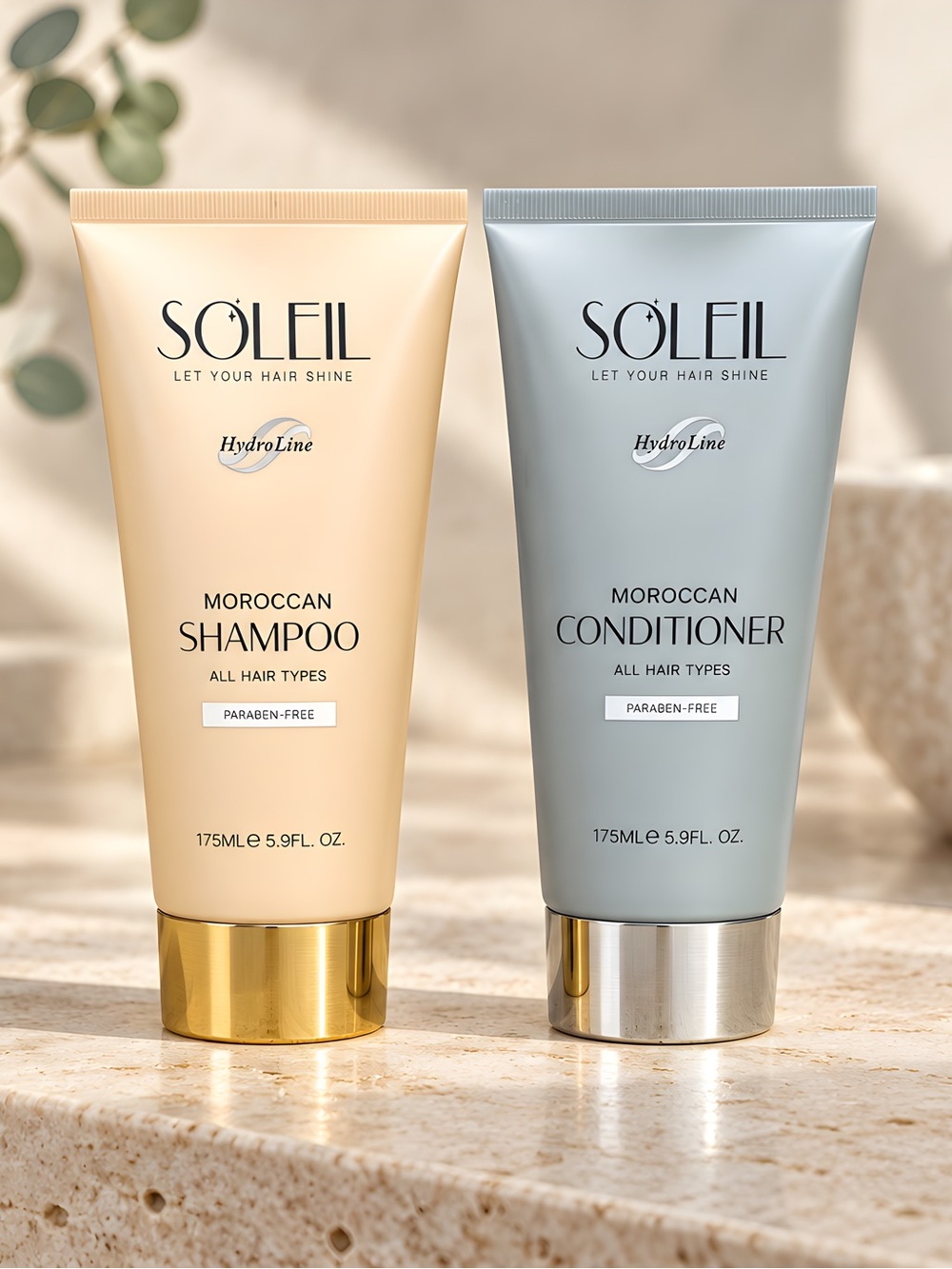 Soleil HydroLine Moroccan Shampoo & Conditioner Set